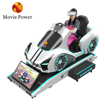 VR カーシミュレーター カーレースゲーム VR マシン 9d 仮想リアリティ 運転シミュレーター 機器 コイン操作 アーケードゲーム