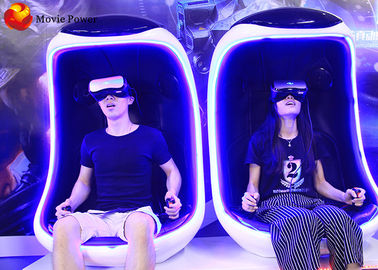 マジック9D VR卵のシミュレーターの二重座席VRジェット コースターの屋内催し物