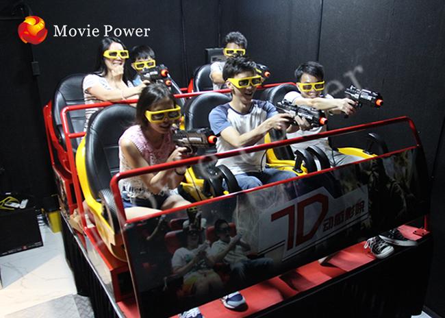 金属スクリーンが付いているアーケードのレース カーのゲーム 7D の映画館システム/VR 7 D 劇場 1