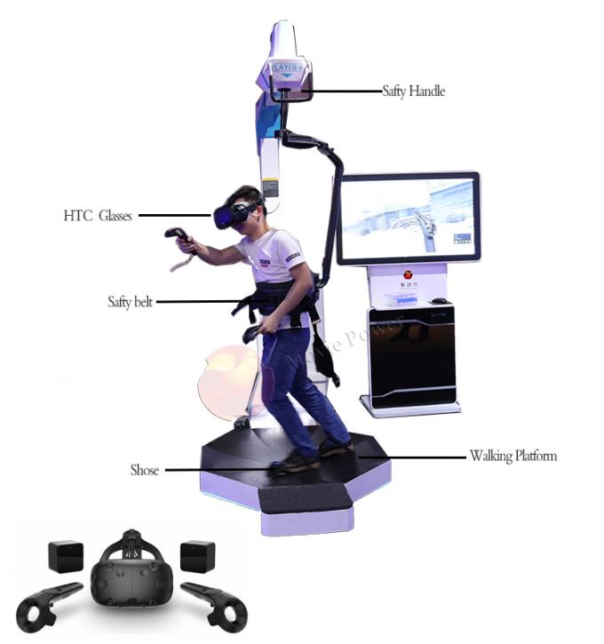 9D VRのバーチャル リアリティのトレッドミルの動きの射撃のシミュレーターのゲームを立てるSGS 0