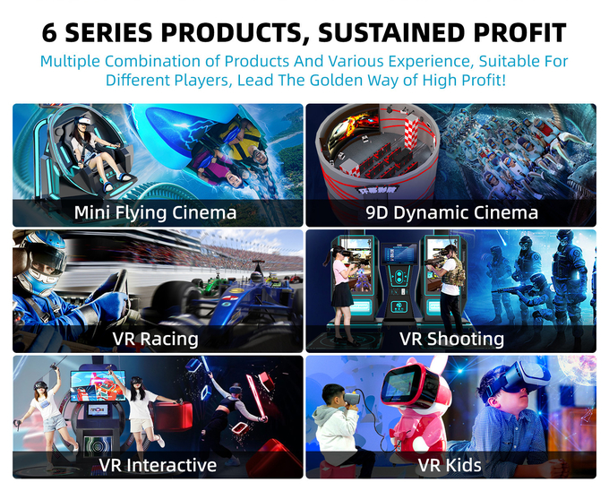 商業バーチャル リアリティのシミュレーター9D VRの極度のタイム マシンのはえのゲーム装置 1